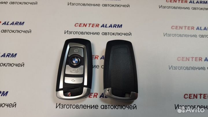 Корпус ключа BMW F series, хром