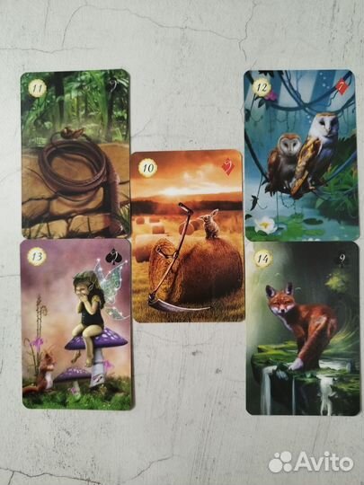 Карты Ленорман Green