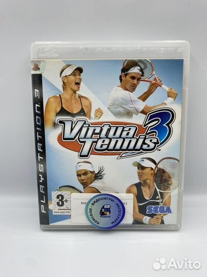 Virtua Tennis 3 PS3 (б/у, англ.)