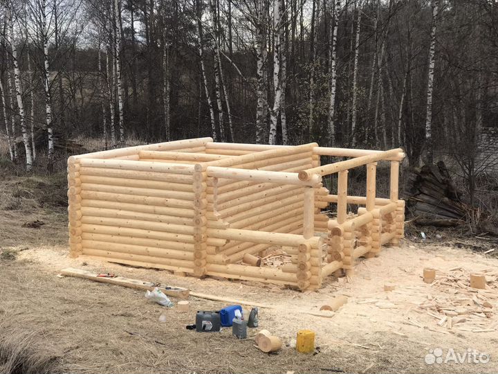 Срубы из сосны