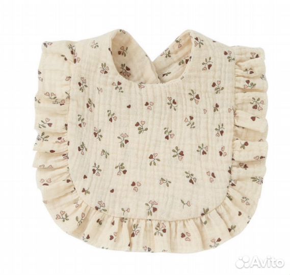 Слюнявчик из муслина новый