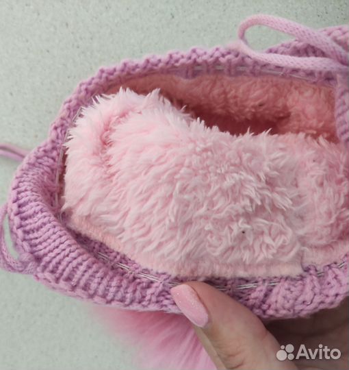 Зимняя шапка для девочки