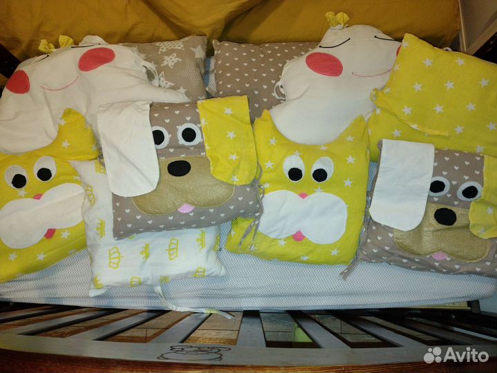 Бортики в детскую кроватку