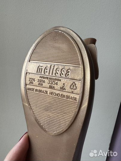 Балетки туфли melissa 35/36