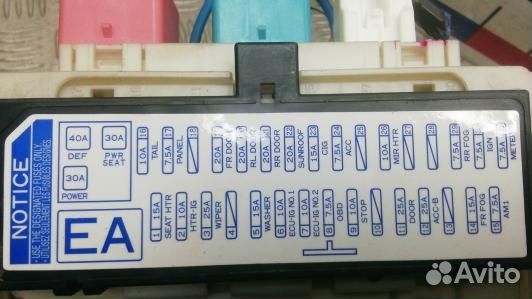 Блок предохранителей toyota corolla E15 (NDN49M101