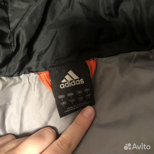 Мужской зимний пуховик adidas