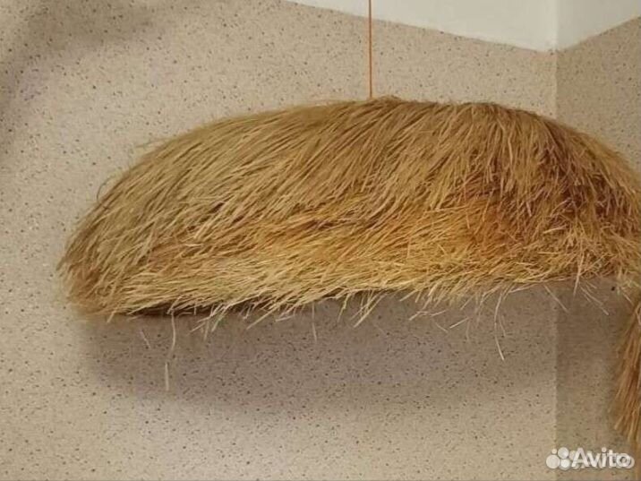 Абажур плетёный бали