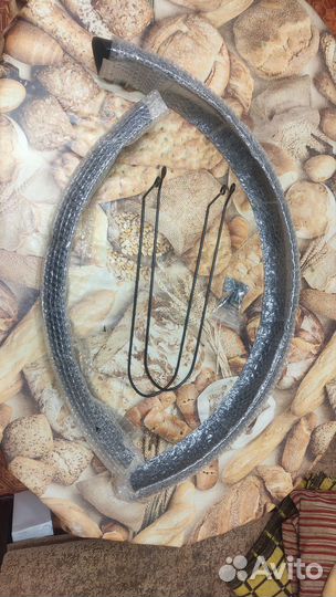 Крылья для велосипеда фэтбайк 26 x 4 черные металл