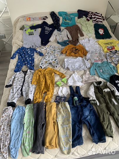Пакет вещей 68 74 размер на мальчика