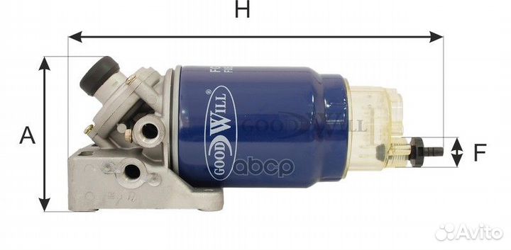 Фильтр топливный, комплект FS01 FS01 Goodwill