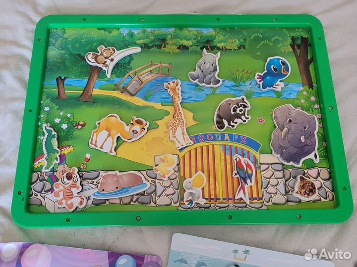 Bondibon, магнитные игры+3-х мет гирлянда на окно