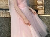 Платье-корсет. Нежно-розовое. 46 размер