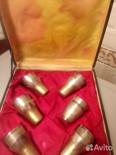 Набор стопок берёзка Мельхиор 12 штук