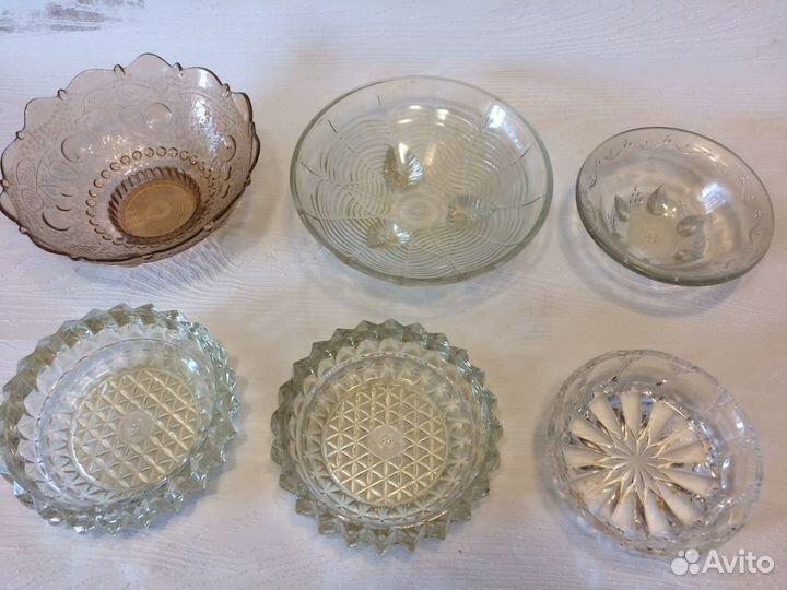 Советская стеклянная посуда