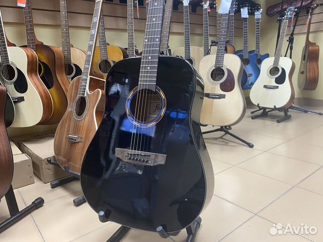 Акустическая гитара Flight D130 BK