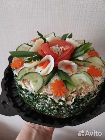 Печёночный торт, Шарлотка