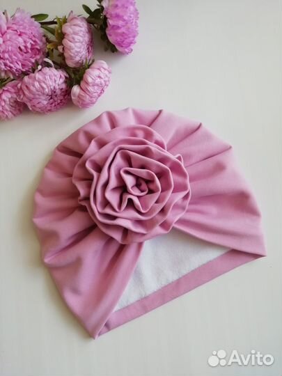 Шапочка на осень, тюрбан