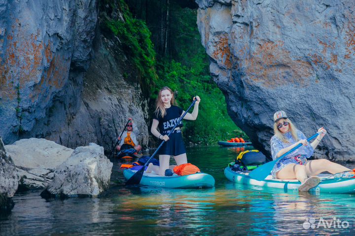 Сплав на сап (SUP) бордах по Нейве