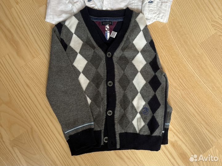 Джемпер Chicco, рубашка ycc на 3 года