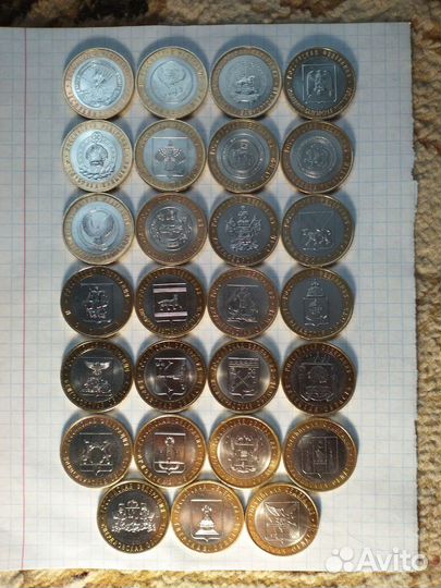 Юбилейные монеты серии Российская Федерация