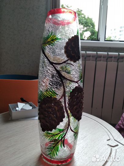 Ваза стеклянная