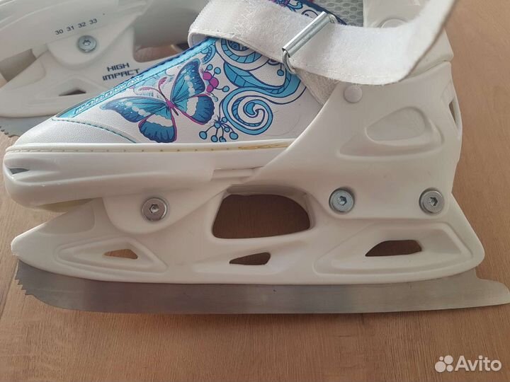 Коньки раздвижные размер 30-33