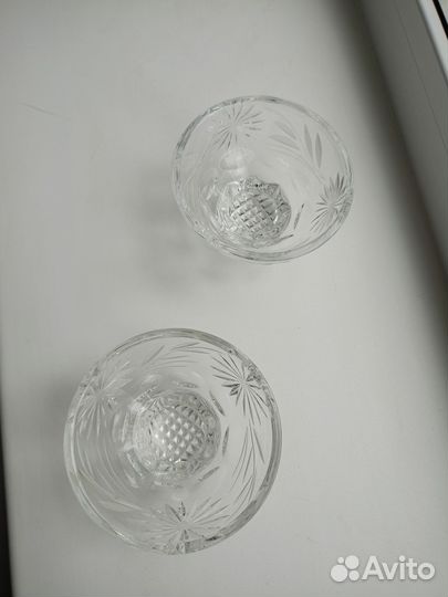 Креманки хрустальные СССР 2 шт, цена за 2 шт