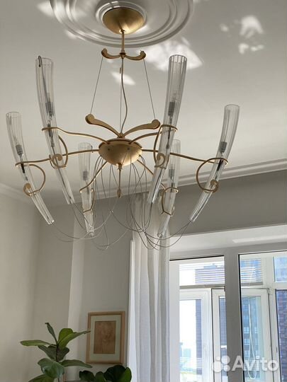 Люстра хрусталь Италия