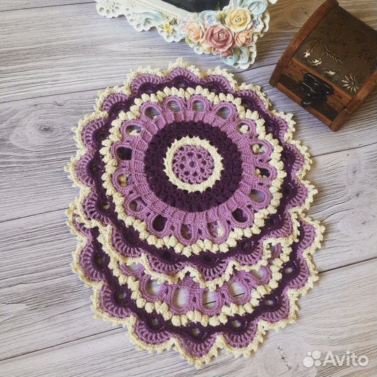 Салфетка кружево интерьерная