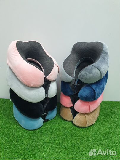 Дорожная подушка под шею для путешествий