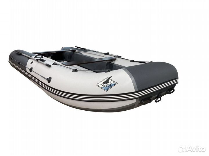 Лодка orca GT 420 нд серая
