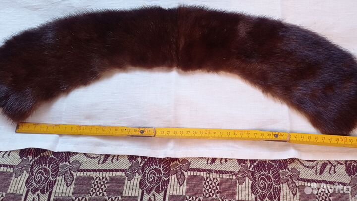 Воротник, мех-норка натуральная