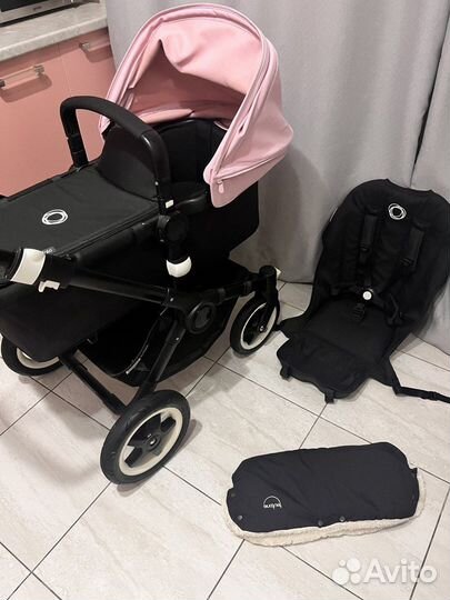 Коляска bugaboo buffalo soft pink 2/1