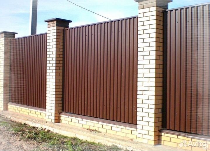 Забор из профлиста