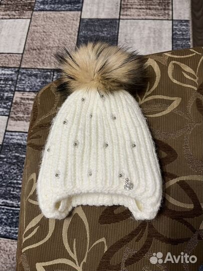 Шапка зимняя для девочки 48 50