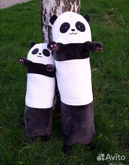 Панда обнимашка, большая длинная игрушка