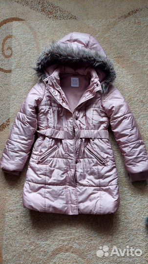 Пальто школьное для девочки 128