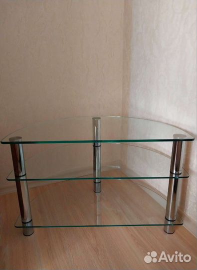 Стеклянная тумба