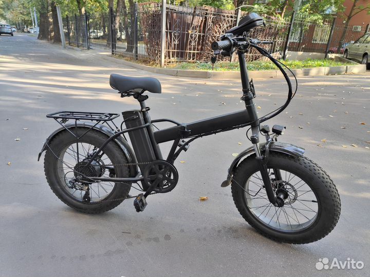 Мощный электрический складной фэтбайк
