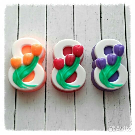 Мыло ручной работы на 8 марта