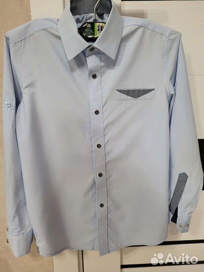 Рубашка на кнопках на мальчика