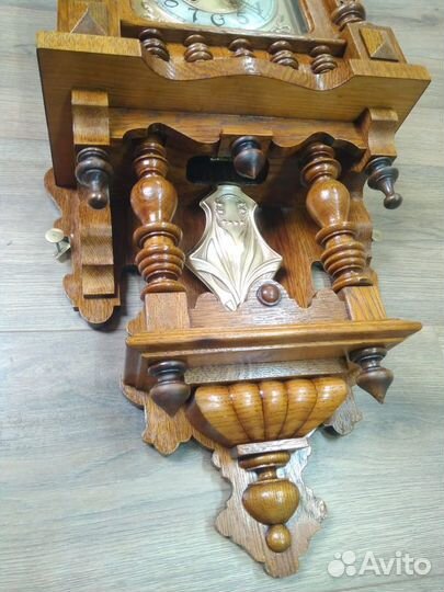 Часы настенные старинные из Германии