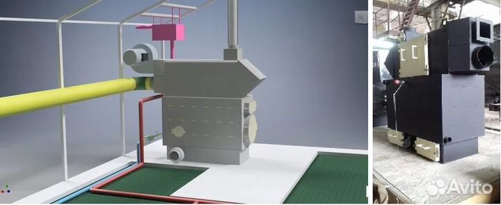 Отопление теплицы вода + воздух 200 - 400 кв.м