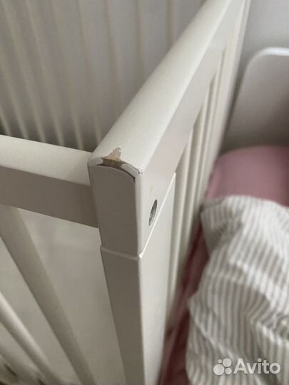 Кровать IKEA гулливер с матрасом и бельем