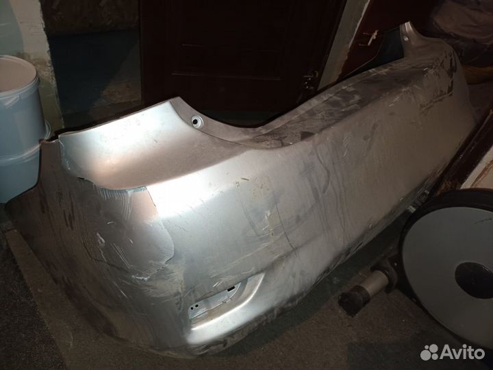 Бампер задний toyota corolla 150 рестайлинг