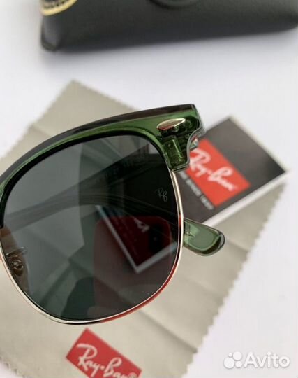 Очки ray ban clubmaster черные