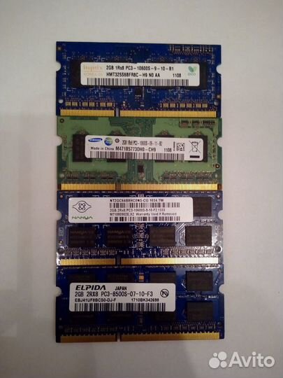 DDR2 DDR3 1 - 8Gb, много