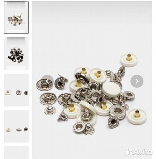 Кнопки металлические, установочные альфа 15 мм