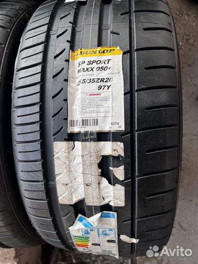 Dunlop SP Sport Maxx 050 275/35 R20 и 255/35 R20