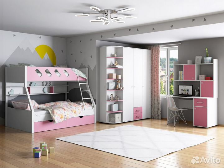 Кровать двухъярусная дельта-20.02